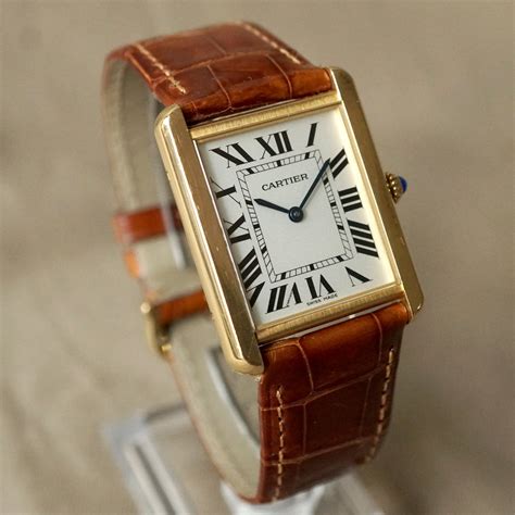 Cartier Tank solo large gold